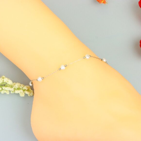 "Handmade Anklet – A Stylish Choice for Women, Thoughtful Gift Idea, EVCH1148 - Picture 9 of 10